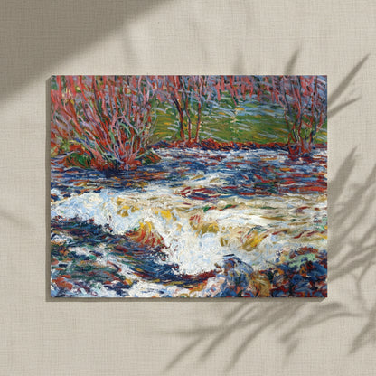 unframed art print on beige linen fabric, soft window light, shadows of leaves, premium lifestyle texture mockup, elevated minimalism”