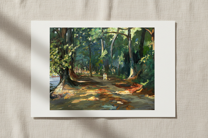 The Path by the River, Maidenhead by Irish Artist Sir John Lavery Art Print