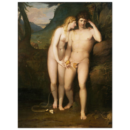 The Temptation of Adam (1767–70) – James Barry Art Print – detail view | Buy Irish Art