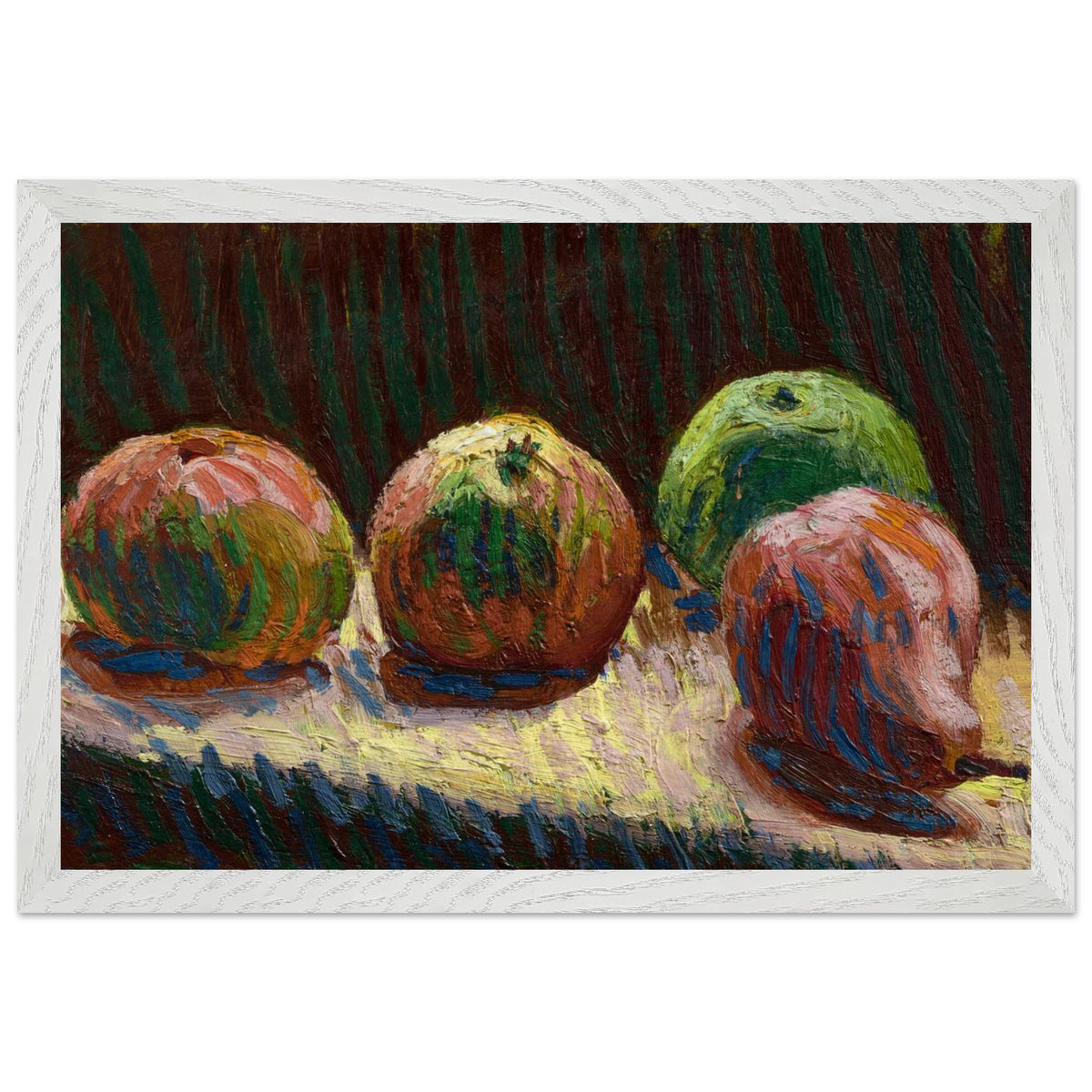 Apples and Pear by Roderic O'Conor art print, interior setting