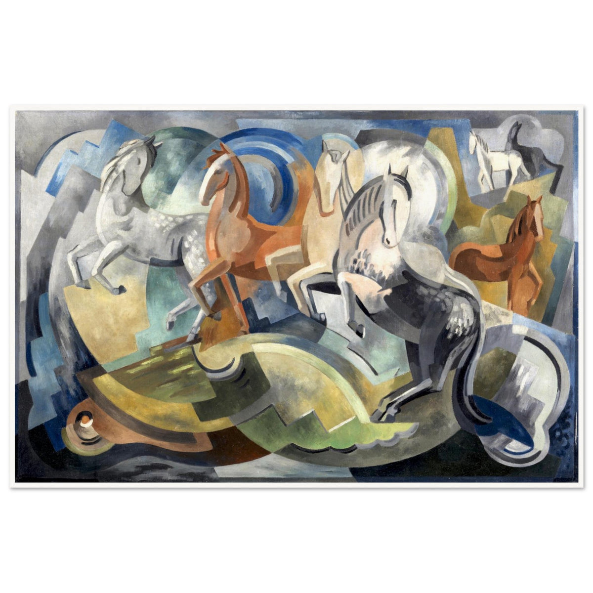 Achill Horses by Mainie Jellett (view 20)