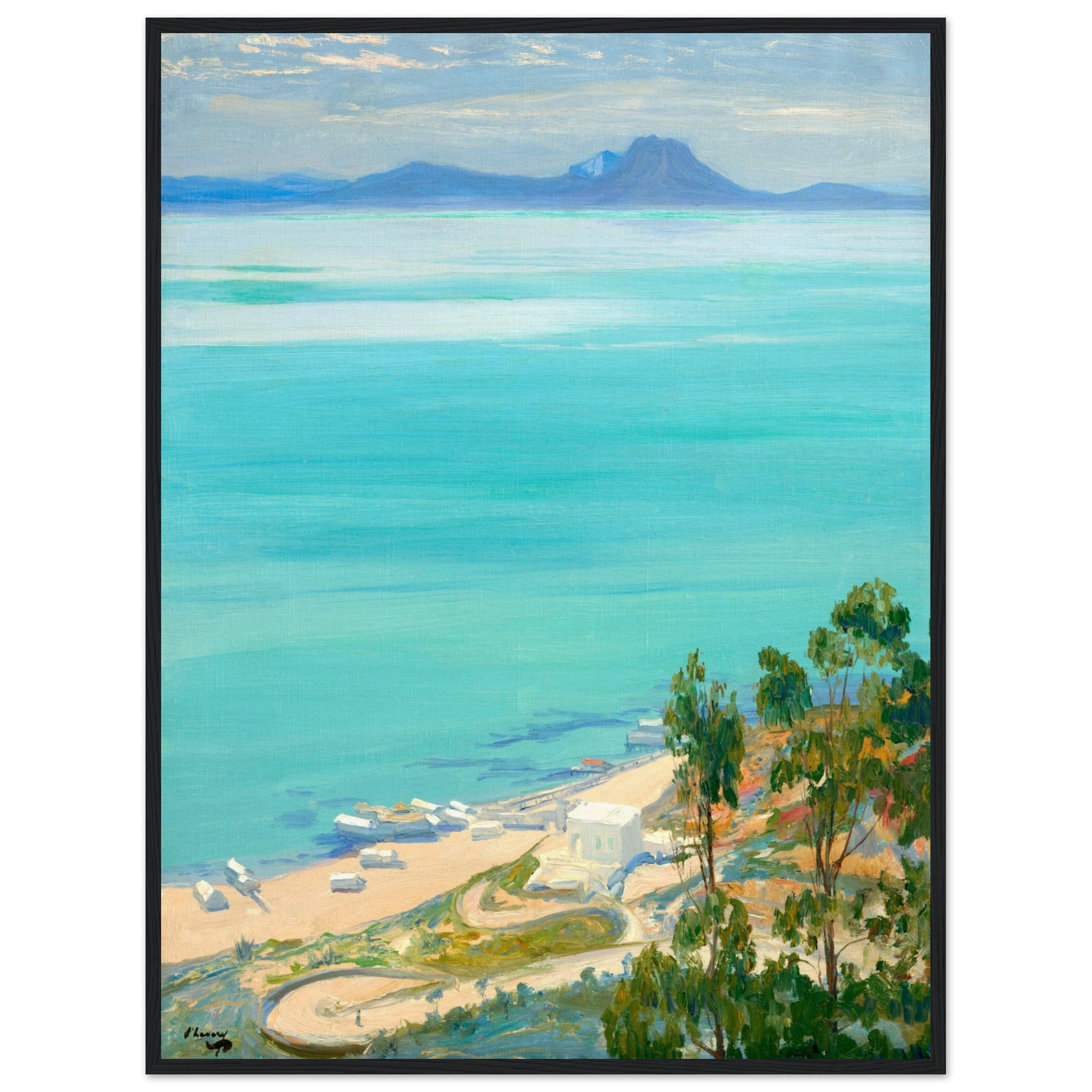 The Bay of Tunis, Morning (1919) – Sir John Lavery Art Print – view 36 | Buy Irish Art