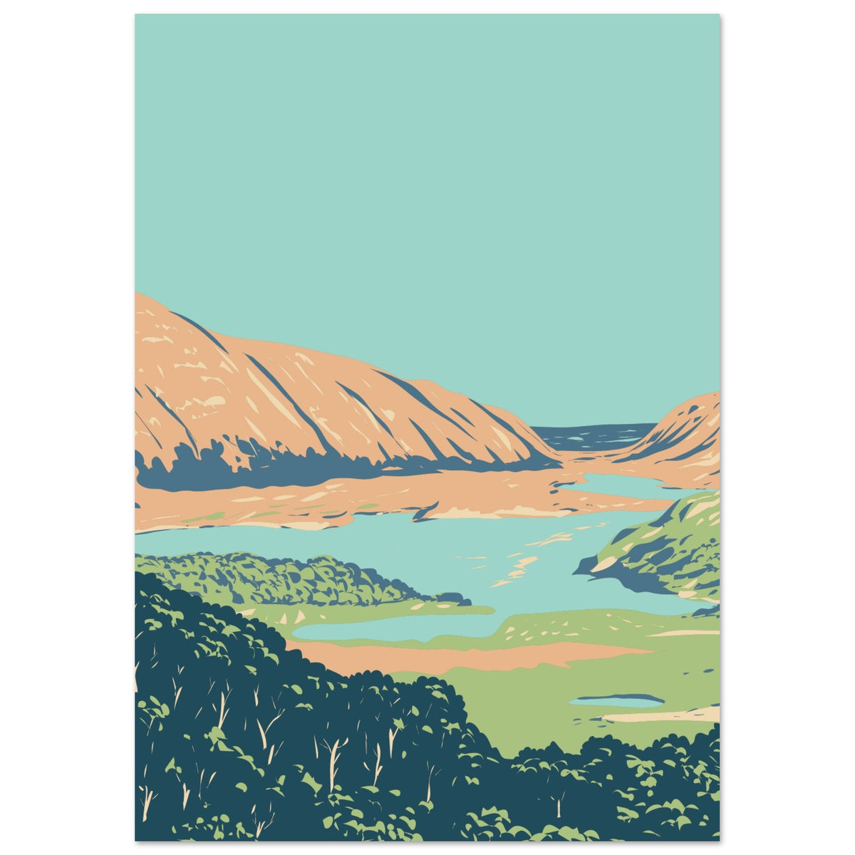 Killarney National Park, County Kerry unframed print