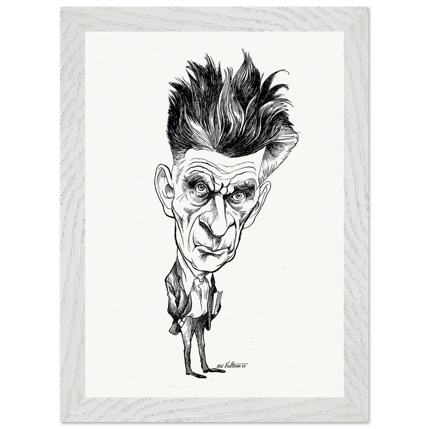 Samuel Beckett (1969) by Edmund Siegfried Valtman - Fine Art Print (view 9)