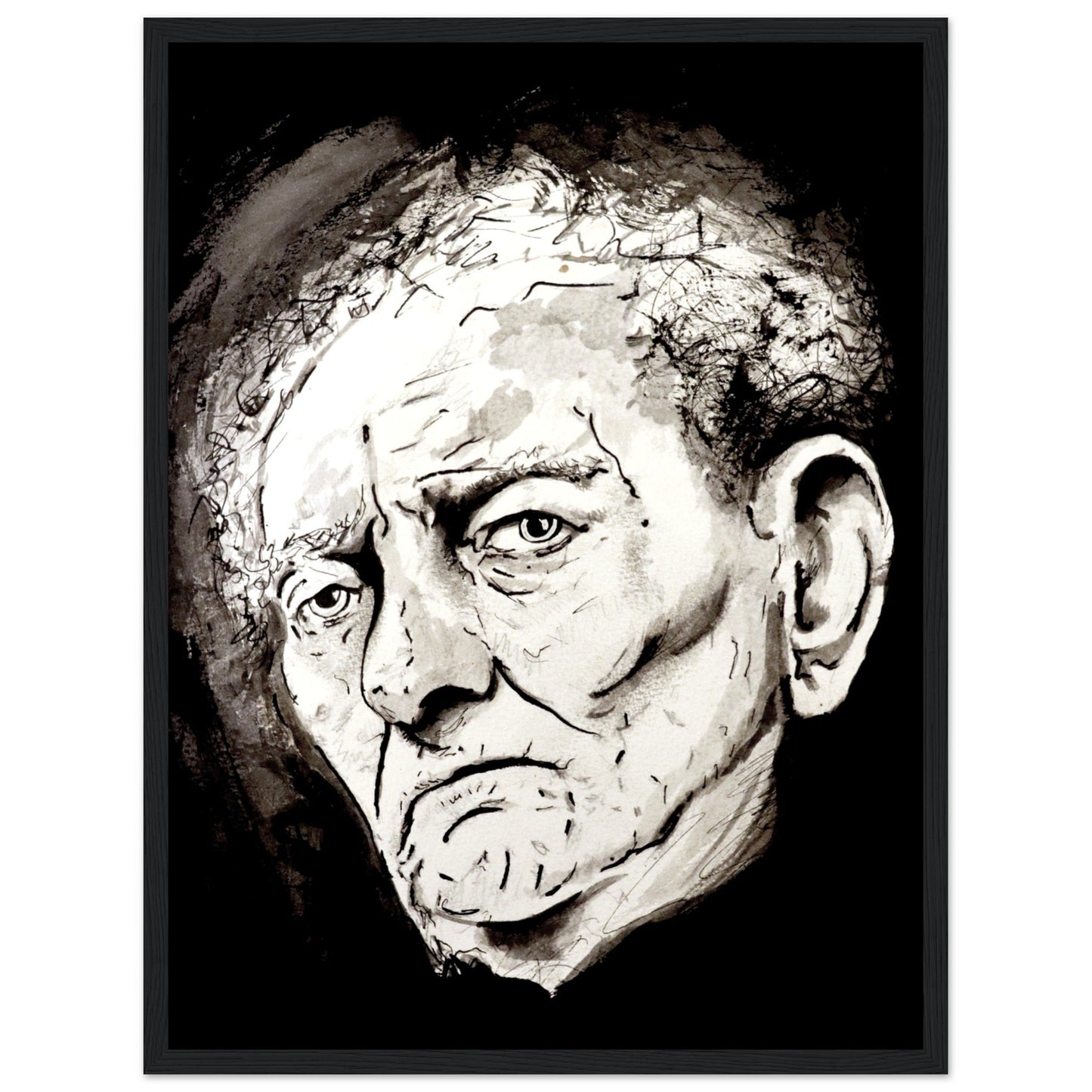 Capture the essence of Brian Friel's brilliance with our framed art print by Irish artist Ó Maoláin. Celebrate the renowned playwright's legacy in your space with this exquisite masterpiece.