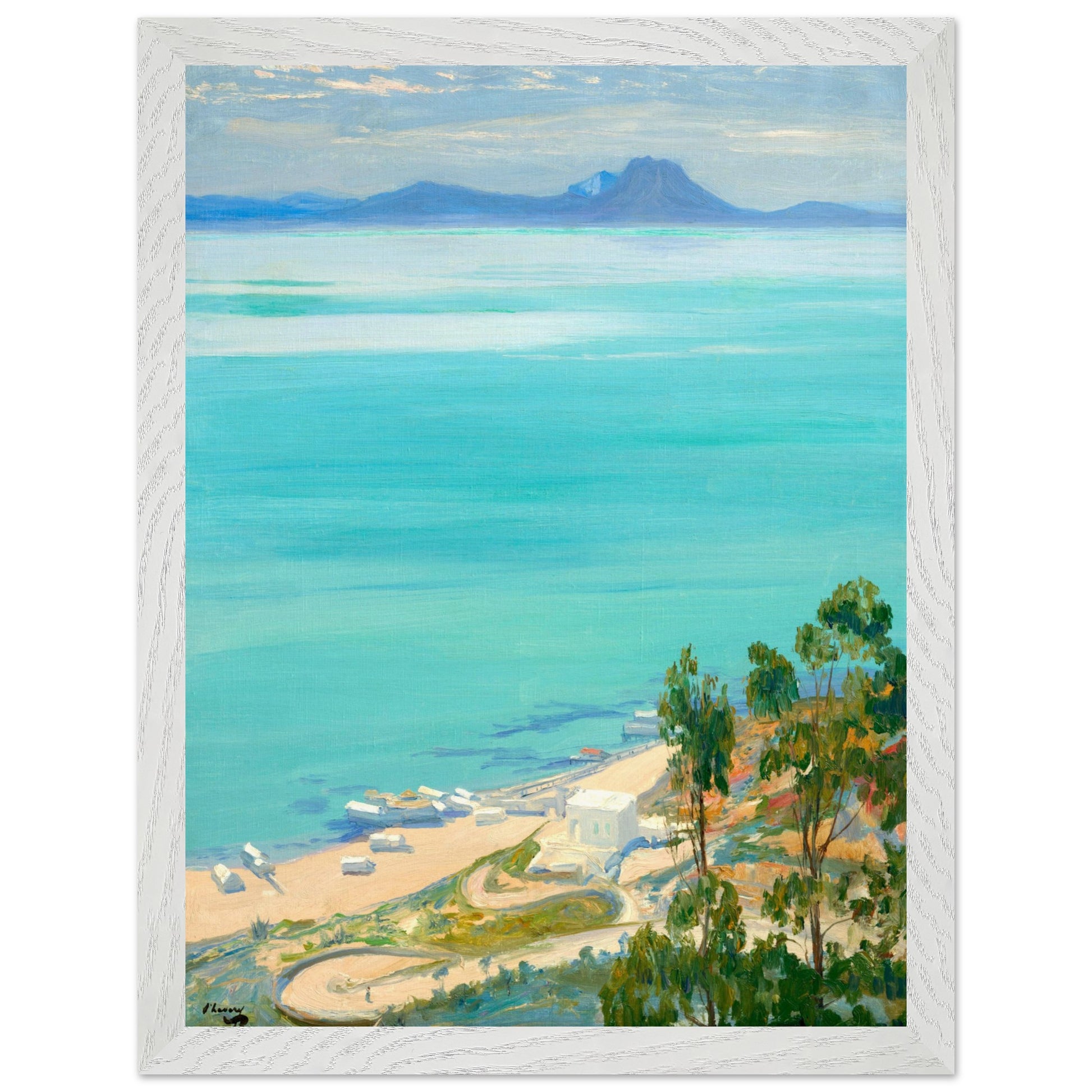 The Bay of Tunis, Morning (1919) – Sir John Lavery Art Print – view 25 | Buy Irish Art