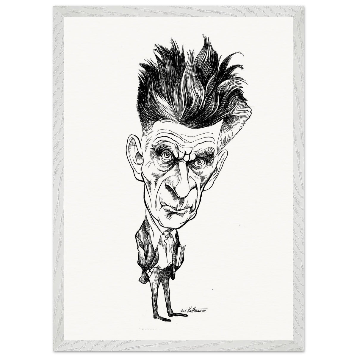 Samuel Beckett (1969) by Edmund Siegfried Valtman - Fine Art Print (view 21)