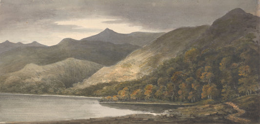 Killarney, a panoramic watercolour by Isaac Weld, around 1807