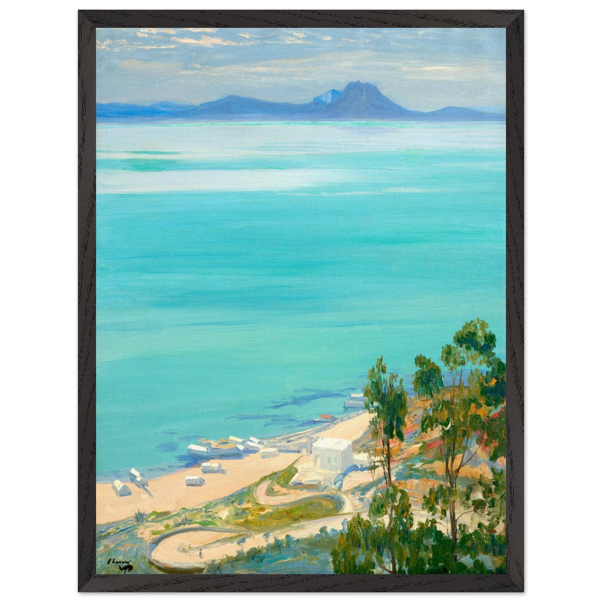 The Bay of Tunis, Morning (1919) – Sir John Lavery Art Print – view 27 | Buy Irish Art
