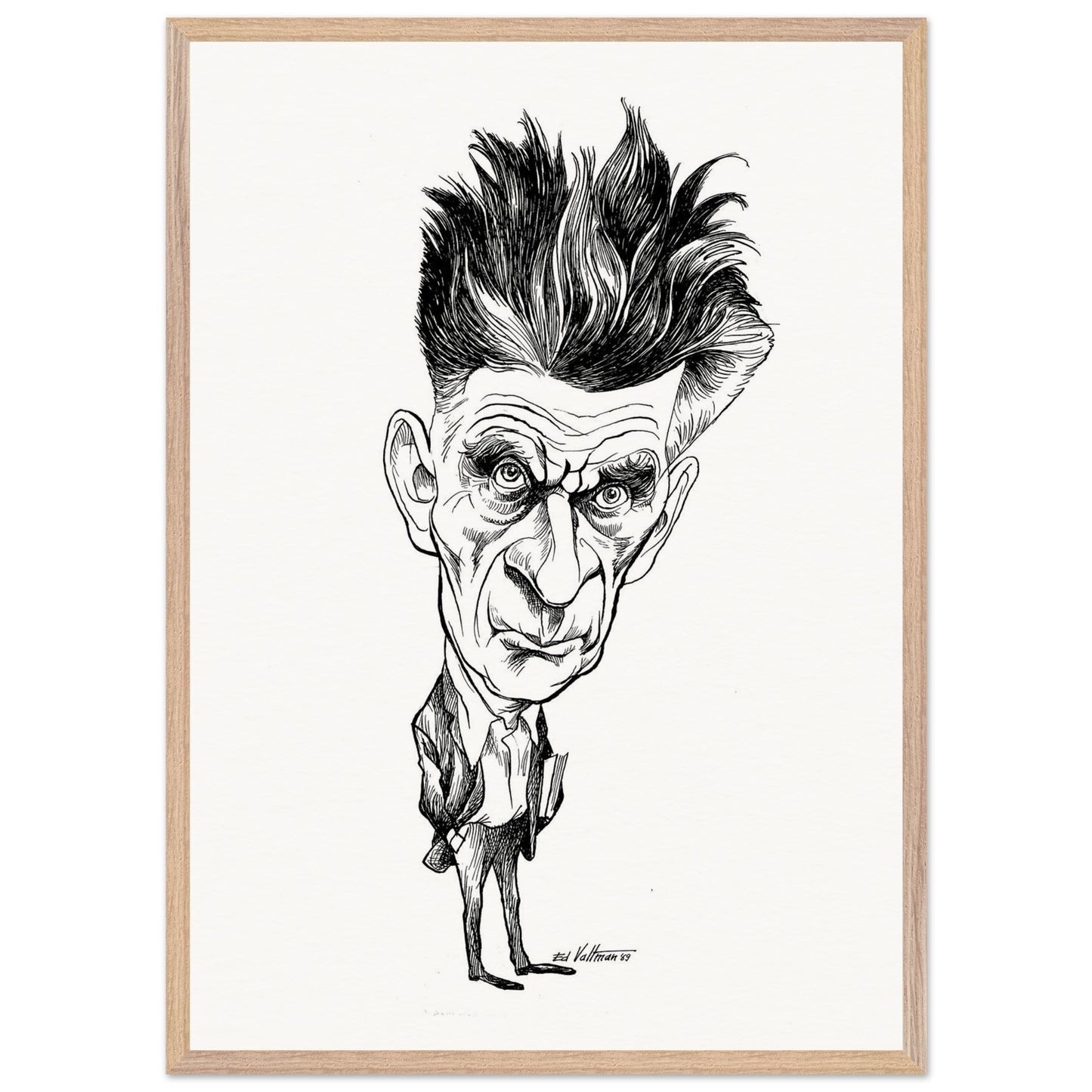 Samuel Beckett (1969) by Edmund Siegfried Valtman - Fine Art Print (view 19)