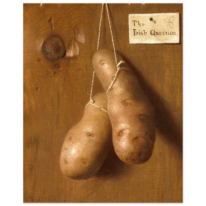 The Irish Question by De Scott Evans Art Print 40x50 cm / 16x20″ – detail view | Buy Irish Art