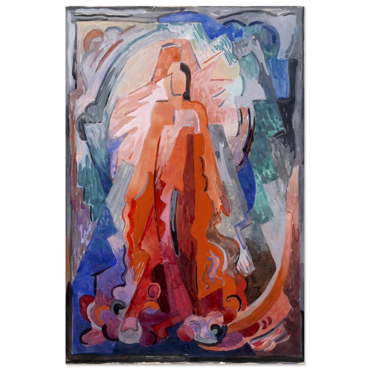 I Have Trodden the Winepress Alone art print by Mainie Jellett