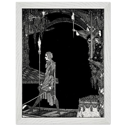 Myself No Power by Harry Clarke in a white frame with a narrow mount