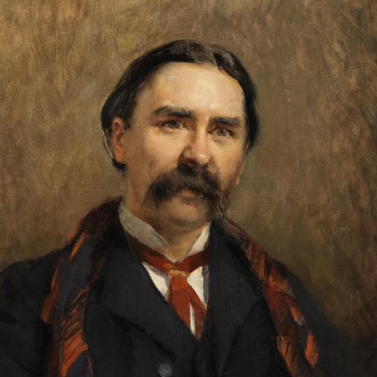 Portrait of Dr Douglas Hyde, first President of Ireland and leader of the Gaelic Revival, Collector’s Edition fine art print.