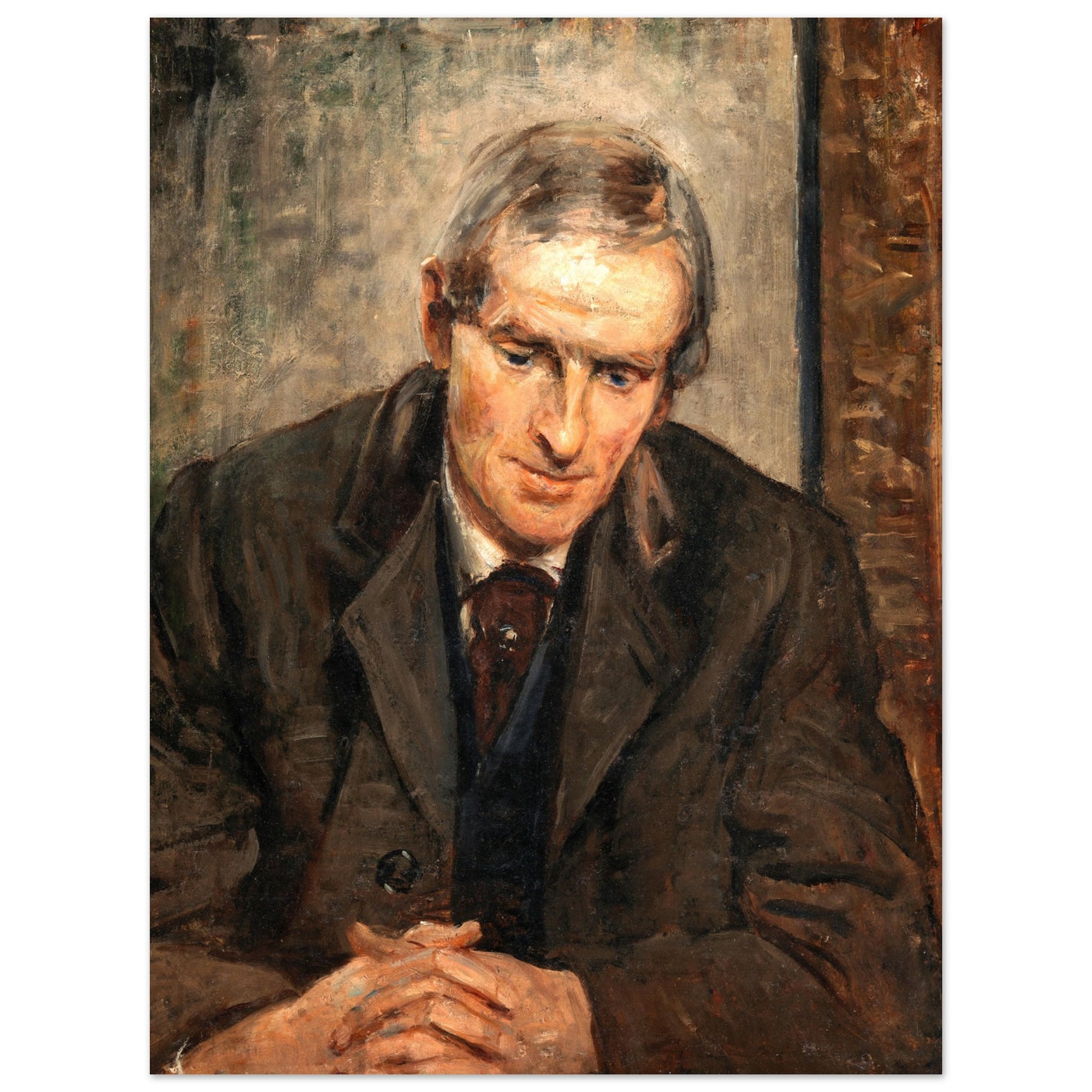 Portrait of Jack B. Yeats (1871–1957) by Irish artist Sarah Henrietta Purser – museum-quality art print
