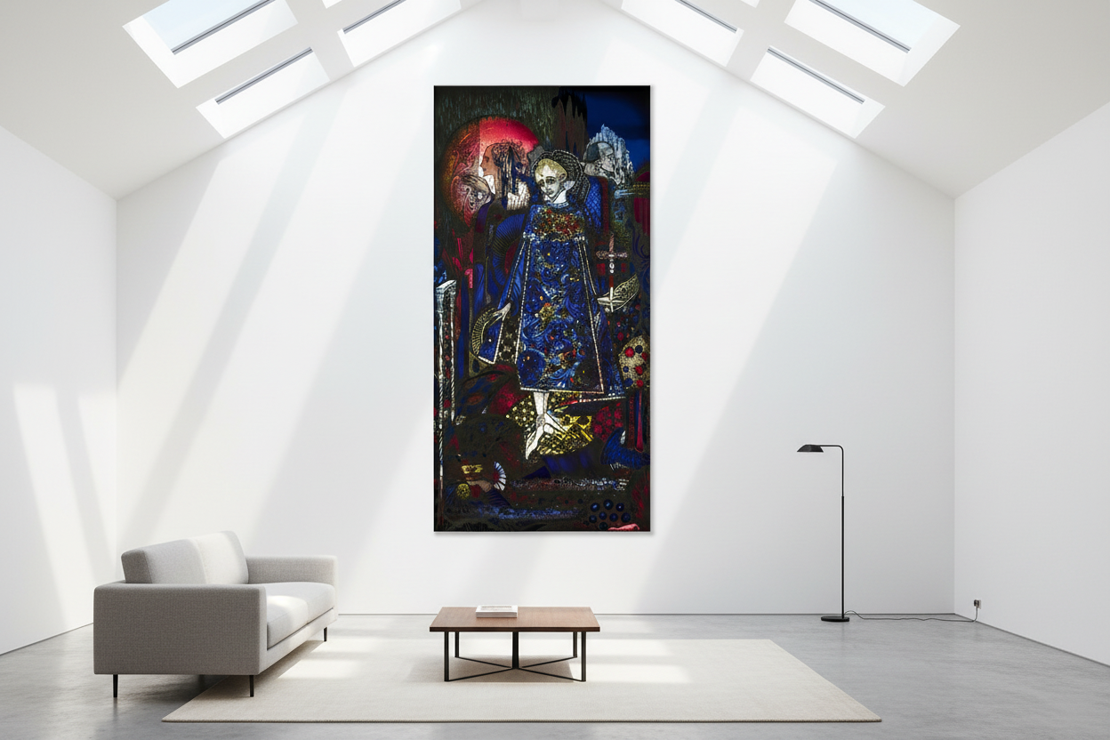 The Song of the Mad Prince (1917) – Harry Clarke Canvas Art Print