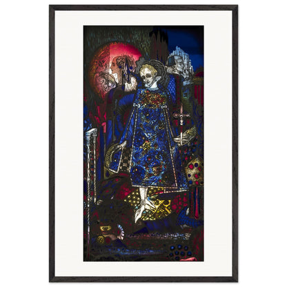 The Song of the Mad Prince by Harry Clarke, Collector’s Edition framed art print in black wood frame